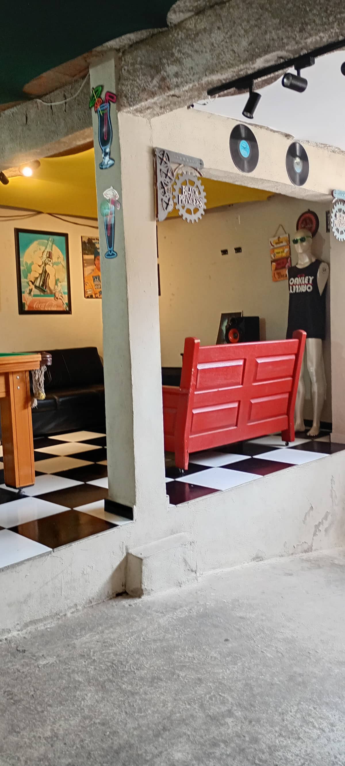 Sala de estar com bar